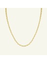Rosefield Rosefield náhrdelník zlaté barvy Oval Chainlink JNOCG-J626