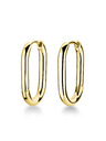 Rosefield Rosefield náušnice zlaté barvy Large Oval Hoops JEOLG-J567