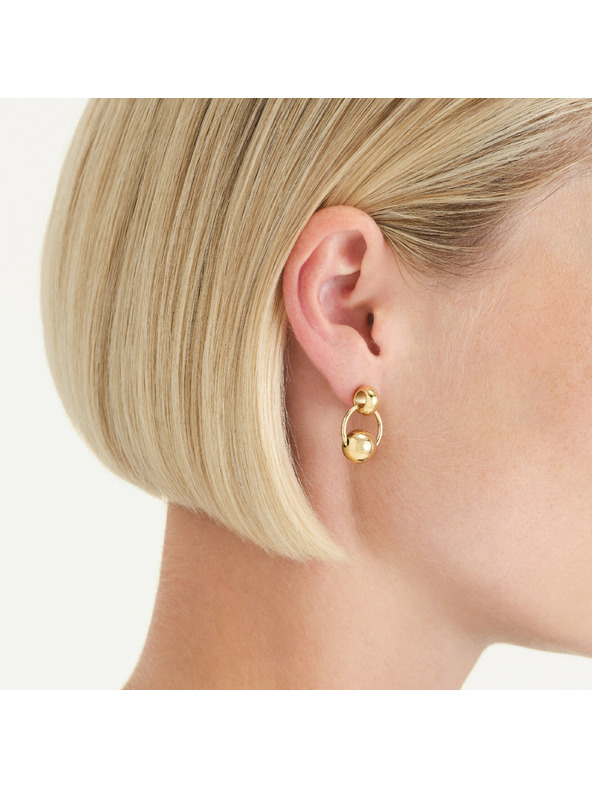 Rosefield Pozlacené dámské náušnice Rosefield JECEG-J894