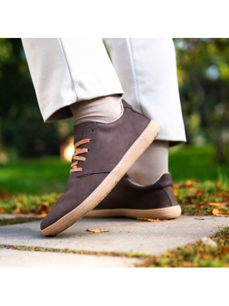 Vasky Dámské kožené barefoot hnědé Vasky Terry
