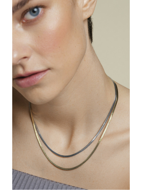 Rosefield Rosefield duotone náhrdelník Snake JNSCD-J676