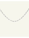 Rosefield Rosefield náhrdelník stříbrné barvy Rectangle Chain JNRCS-J565