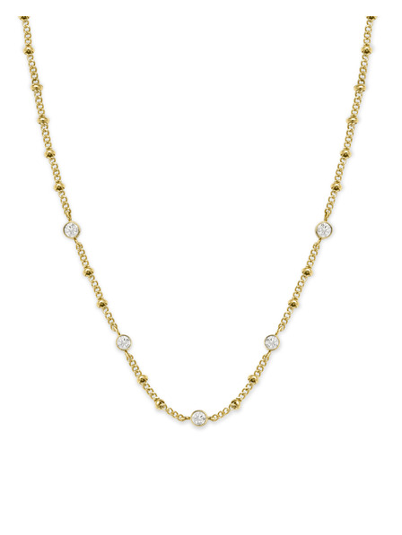 Rosefield Rosefield náhrdelník zlaté barvy Crystal JCSCG-J266