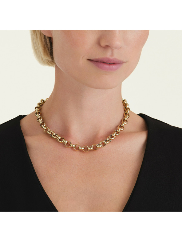 Rosefield Pozlacený dámský náhrdelník Rosefield JNCNG-J892