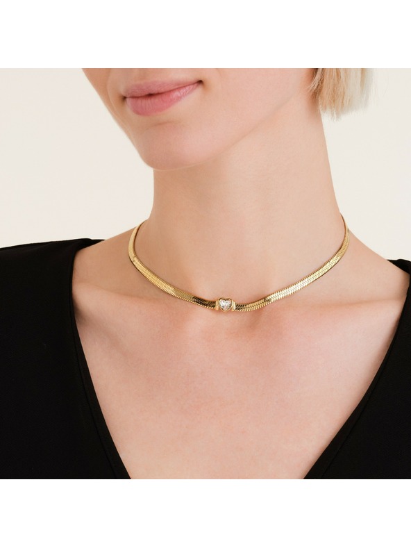 Rosefield Rosefield dámský náhrdelník choker pozlacený JNSWG-J1002