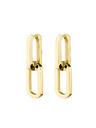 Rosefield Rosefield pozlacené náušnice Dual Hoops JEDHG-J585