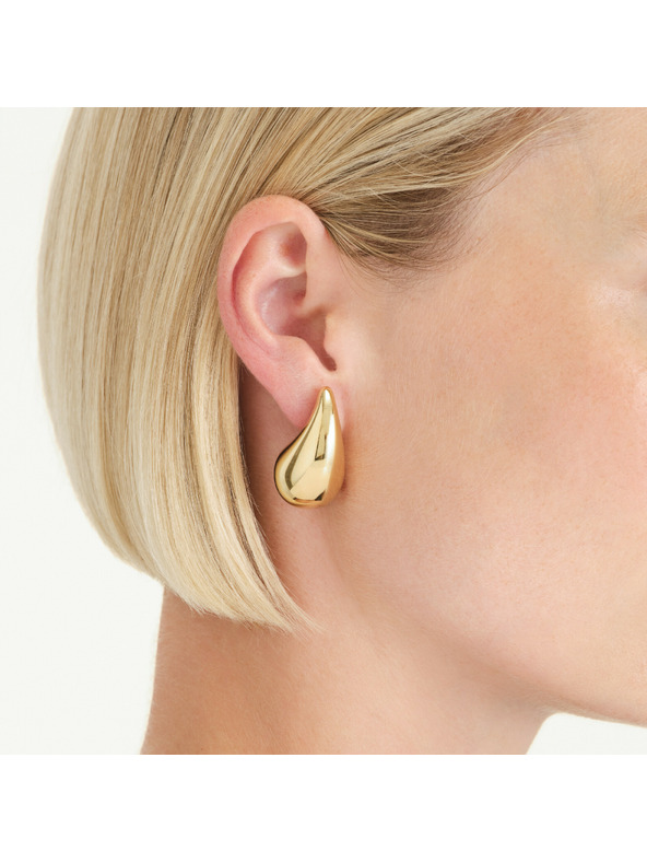 Rosefield Pozlacené dámské náušnice Rosefield JETDG-J929