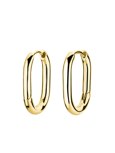 Rosefield Rosefield náušnice zlaté barvy Small Oval Hoops JEOSG-J569