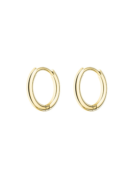 Rosefield Rosefield pozlacené náušnice Small Hoops JESHG-J581