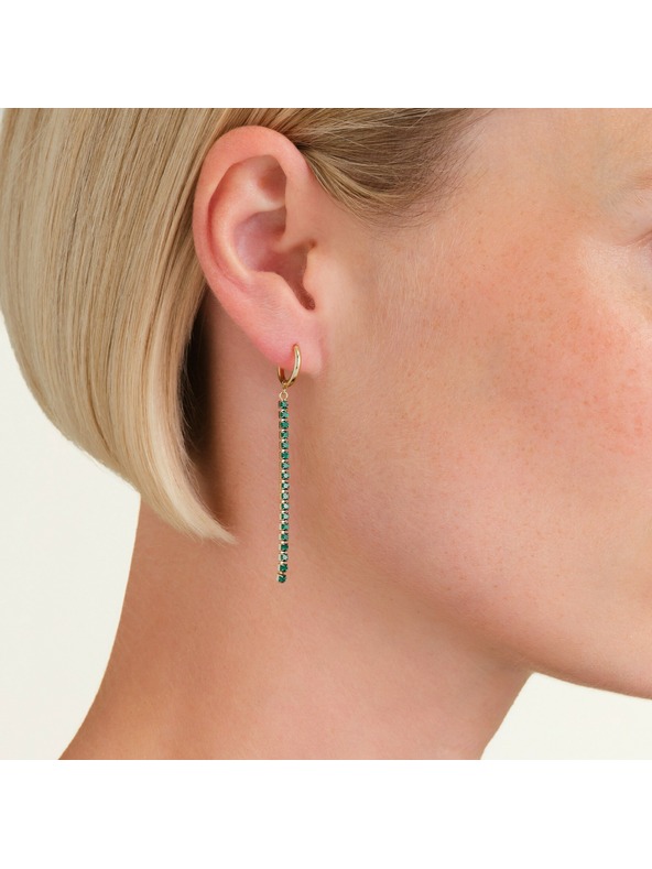 Rosefield Pozlacené dámské náušnice Rosefield JETEG-J920