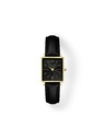 Rosefield Dámské hodinky Rosefield Boxy XS Black Leather QBBLG-Q53