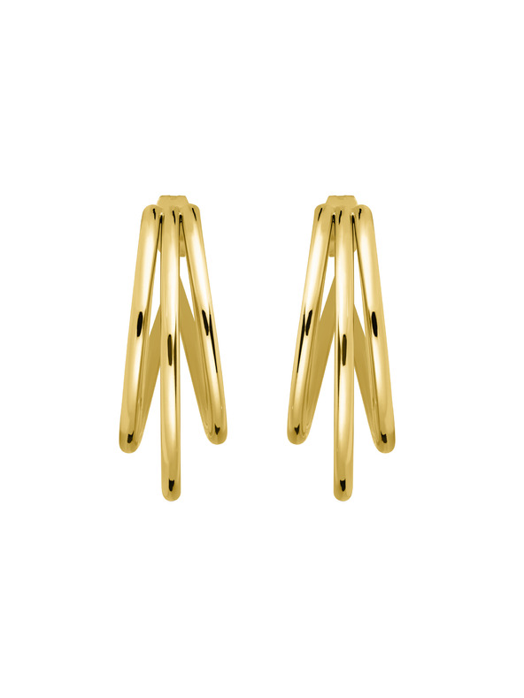 Rosefield Rosefield náušnice zlaté barvy Triple Hoops JETHG-J573