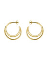 Rosefield Rosefield náušnice zlaté barvy Triple Hoops JETHG-J573