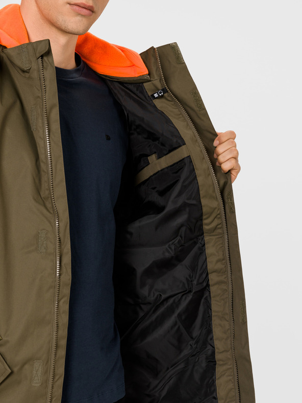 DC Khaki zimní pánská bunda DC UNION olive night