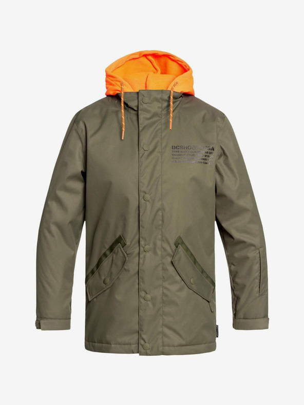 DC Khaki zimní pánská bunda DC UNION olive night