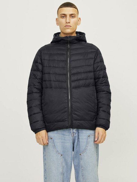 Jack & Jones Černá pánská prošívaná bunda Jack & Jones