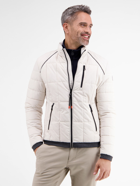 LERROS Bílá pánská bunda LERROS