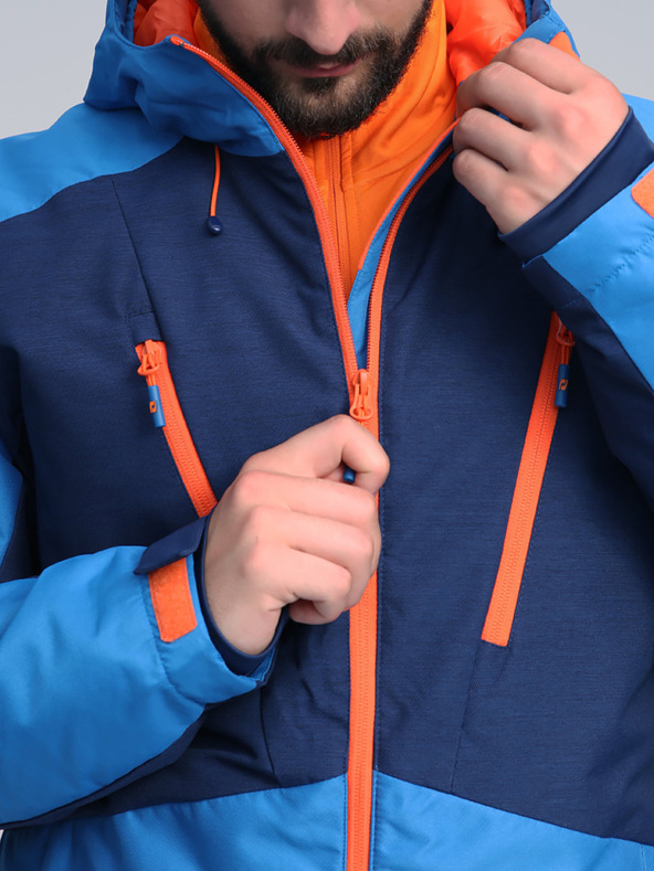 Loap Modrá pánská lyžařská bunda LOAP Lawur