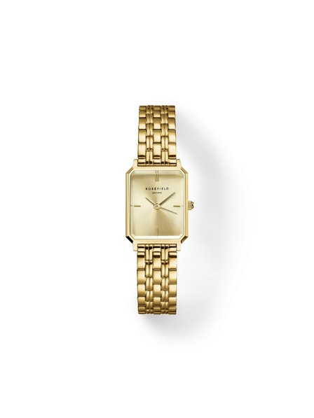 Rosefield Dámské hodinky Rosefield Octagon XS Champagne OCGSG-O82
