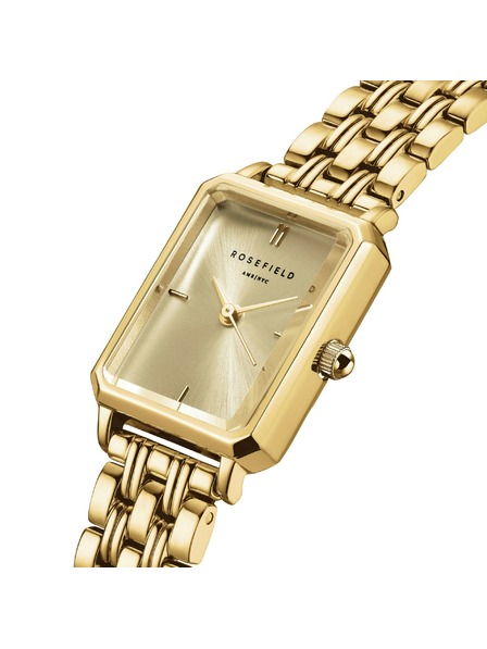 Rosefield Dámské hodinky Rosefield Octagon XS Champagne OCGSG-O82