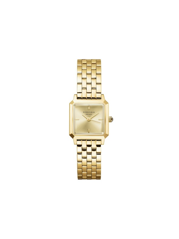 Rosefield Dámské hranaté hodinky Rosefield Boxelle BCGSG-B04