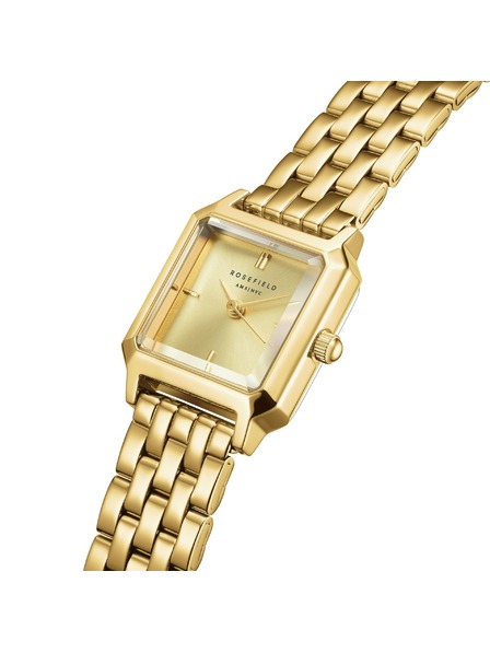 Rosefield Dámské hranaté hodinky Rosefield Boxelle BCGSG-B04