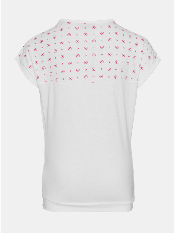 Sam 73 Bílé holčičí vzorované tričko SAM 73