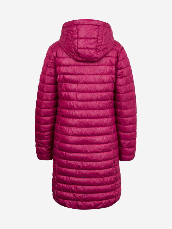 Sam 73 Tmavě růžový dámský prošívaný kabát Sam 73