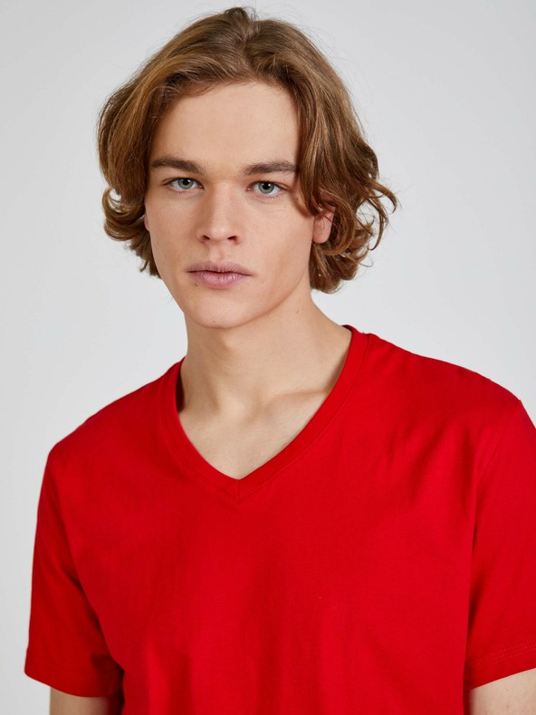 Sam 73 Červené pánské tričko SAM 73 Blane