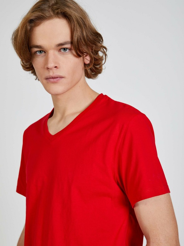 Sam 73 Červené pánské tričko SAM 73 Blane