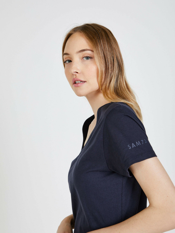 Sam 73 Tmavě modré dámské tričko SAM 73 Una