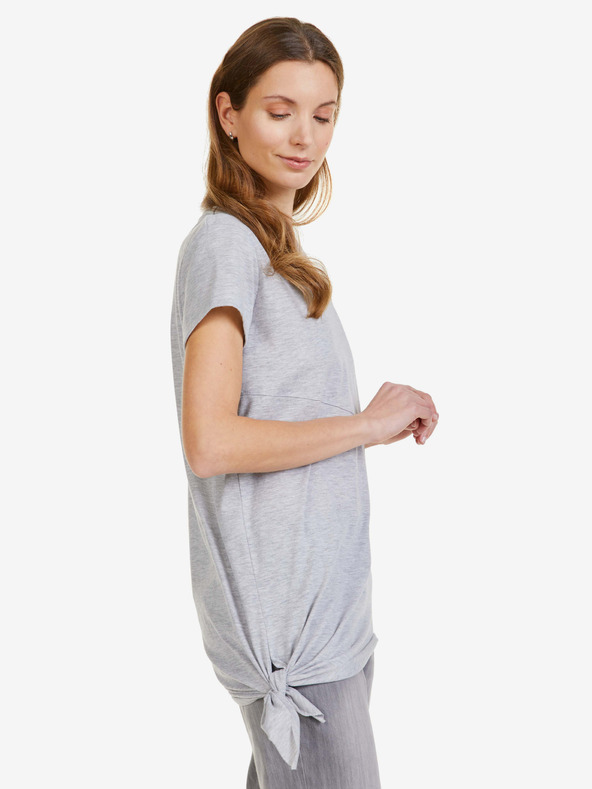 Sam 73 Světle šedé dámské tričko SAM 73 Doreen