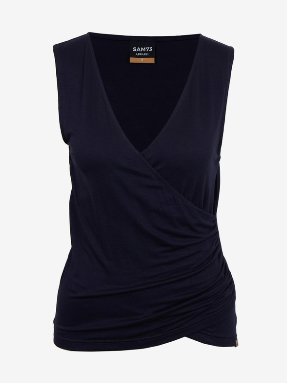 Sam 73 Tmavě modré dámské basic tílko SAM73 Lupus