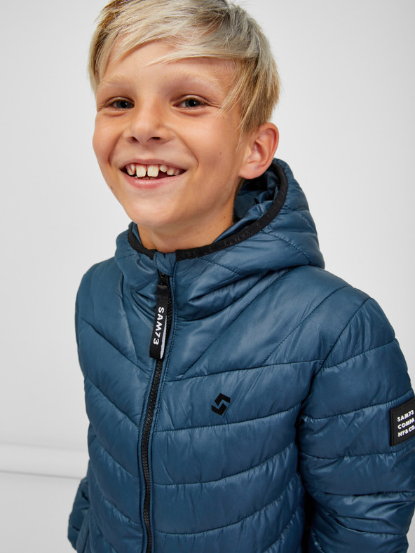 Sam 73 Modrá klučičí prošívaná bunda SAM 73 Kyain