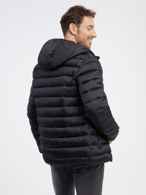 Sam 73 Černá pánská prošívaná bunda SAM 73 Spider