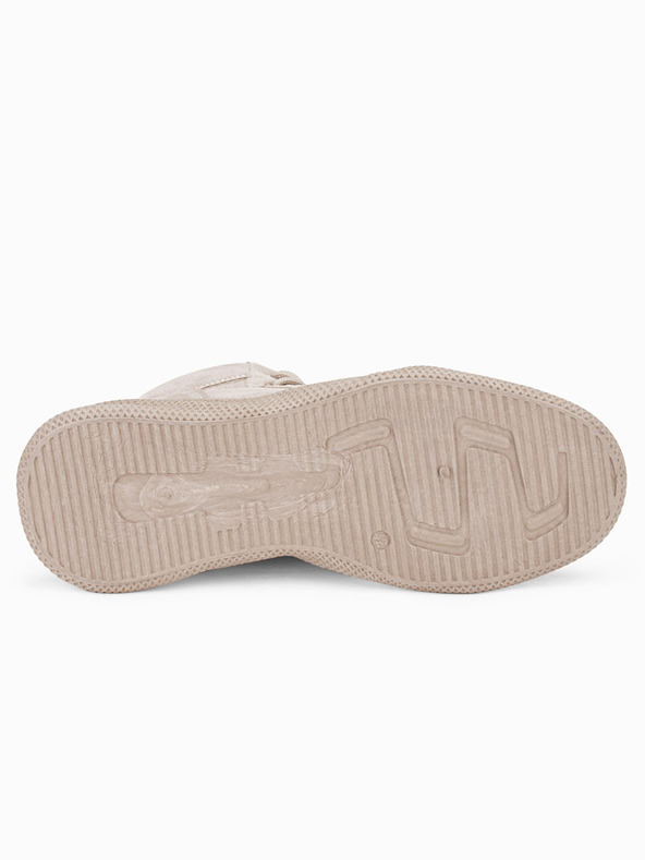 Ombre Clothing Béžové pánské zimní boty pohorky T380