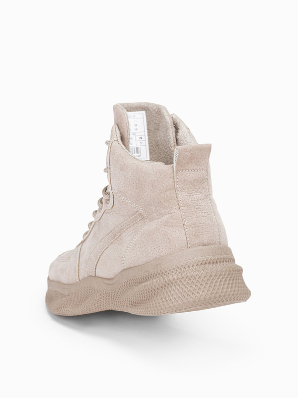 Ombre Clothing Béžové pánské zimní boty pohorky T380