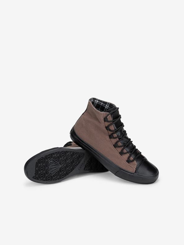 Ombre Clothing Černo-hnědé pánské sneakers boty Ombre Clothing T378