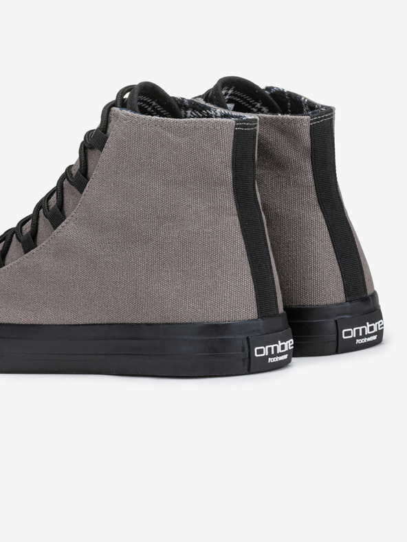 Ombre Clothing Černo-šedé pánské sneakers boty Ombre Clothing T378