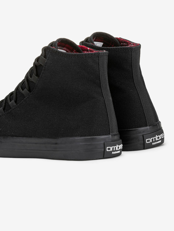 Ombre Clothing Černé pánské sneakers boty Ombre Clothing T378