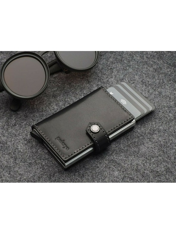 Pularys Pánská kožená peněženka Pularys Easy Wallet černá