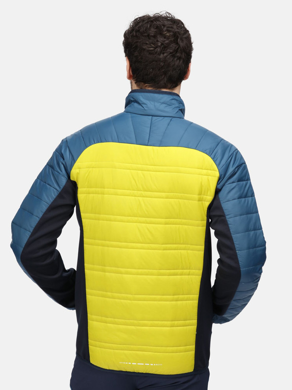 Regatta Žluto-tmavě modrá pánská bunda Regatta Halton