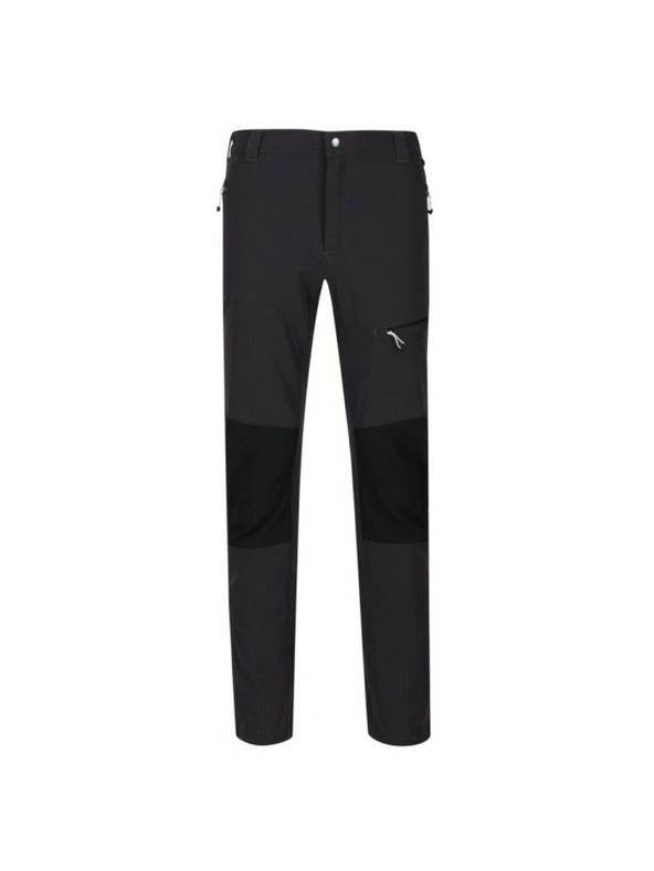 Regatta Tmavě šedé pánské outdoorové kalhoty Regatta Questra III