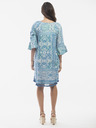 Orientique Modré dámské vzorované šaty Orientique