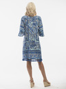 Orientique Modré dámské vzorované šaty Orientique