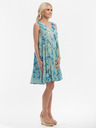 Orientique Tyrkysové dámské květované šaty Orientique