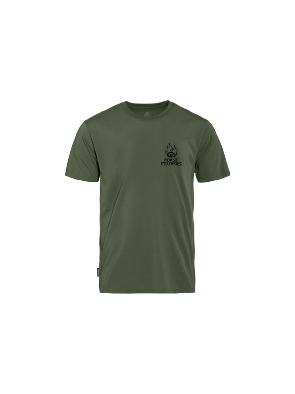 Horsefeathers Pánské funkční tričko zelené HORSEFEATHERS