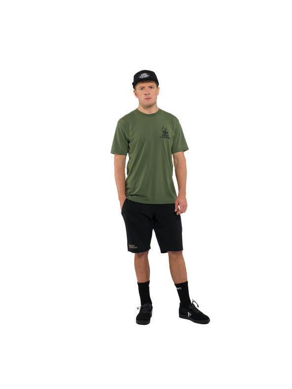 Horsefeathers Pánské funkční tričko zelené HORSEFEATHERS