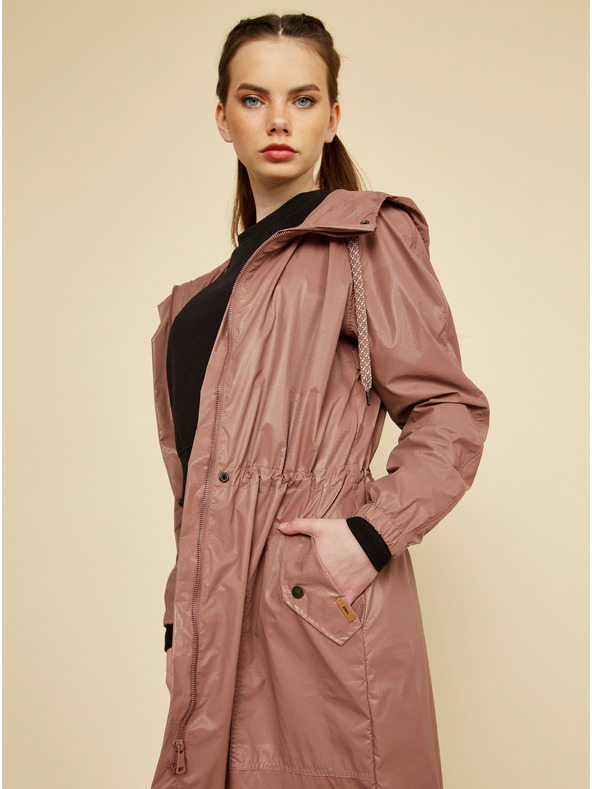 ZOOT.lab Hnědá dámská metalická parka ZOOT.lab Hayley