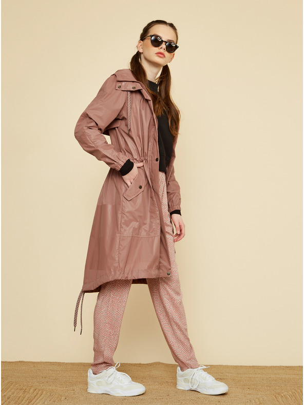 ZOOT.lab Hnědá dámská metalická parka ZOOT.lab Hayley